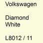 Preview: Volkswagen, Diamond White, L8012 / 11.